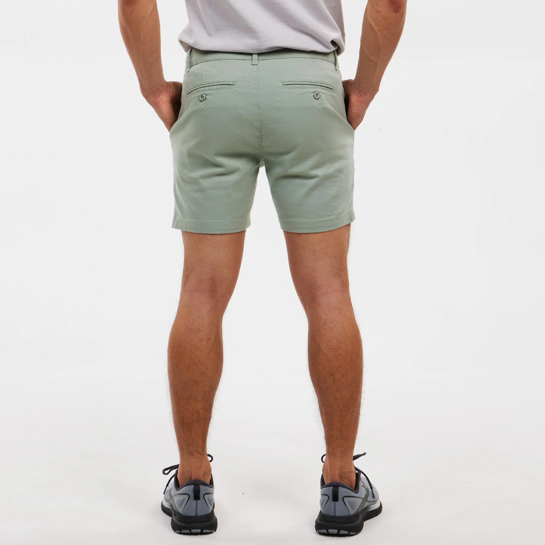 5" Sage Breeze Lightweight Stretch Chino Short sold by Ash & Erie product image thumbnail 3