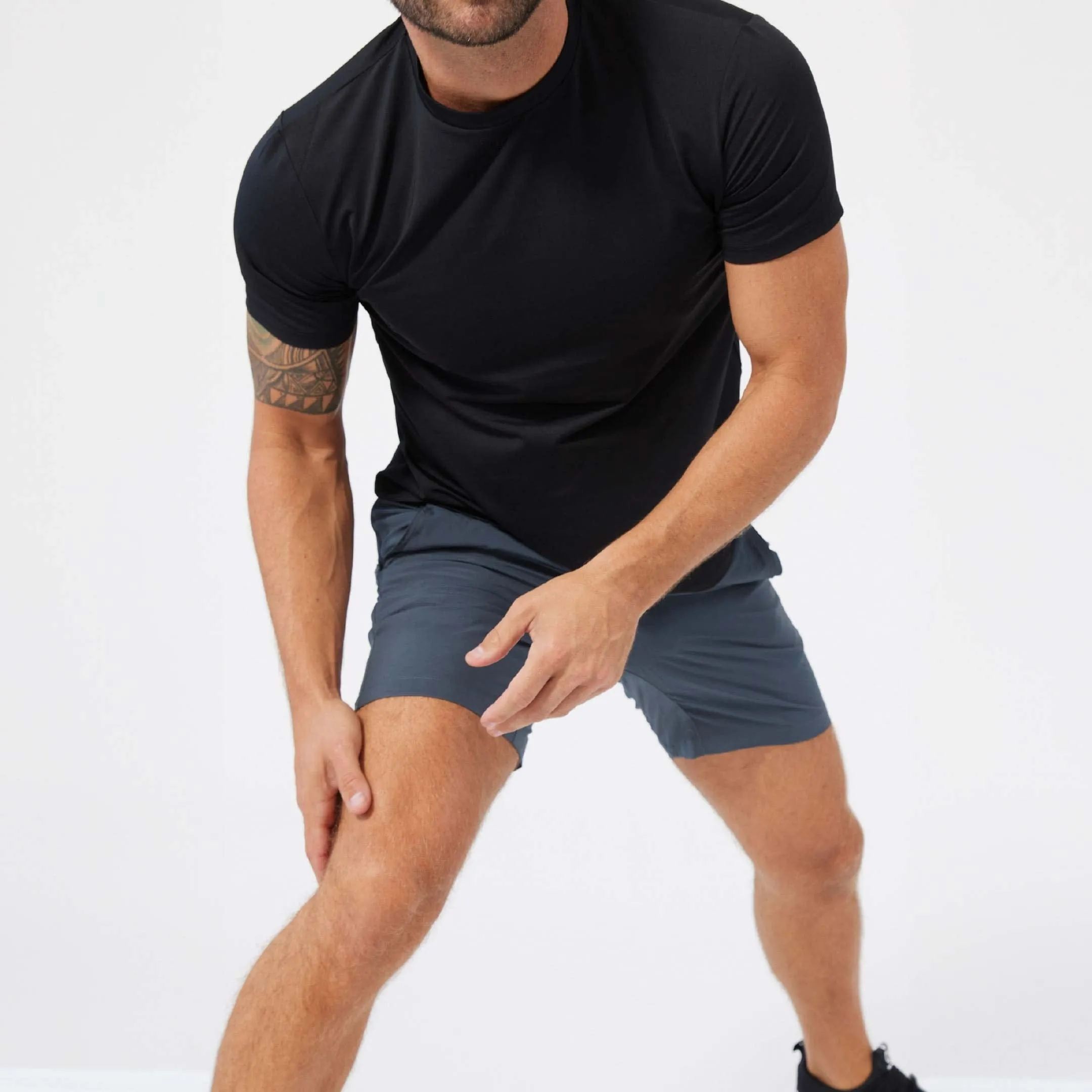 Black Hybrid Ultralight Tee sold by Ash & Erie product image thumbnail 5