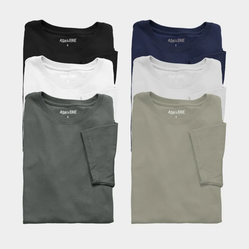 6-Pack Neutral Premium Crew Neck Tees sold by Ash & Erie