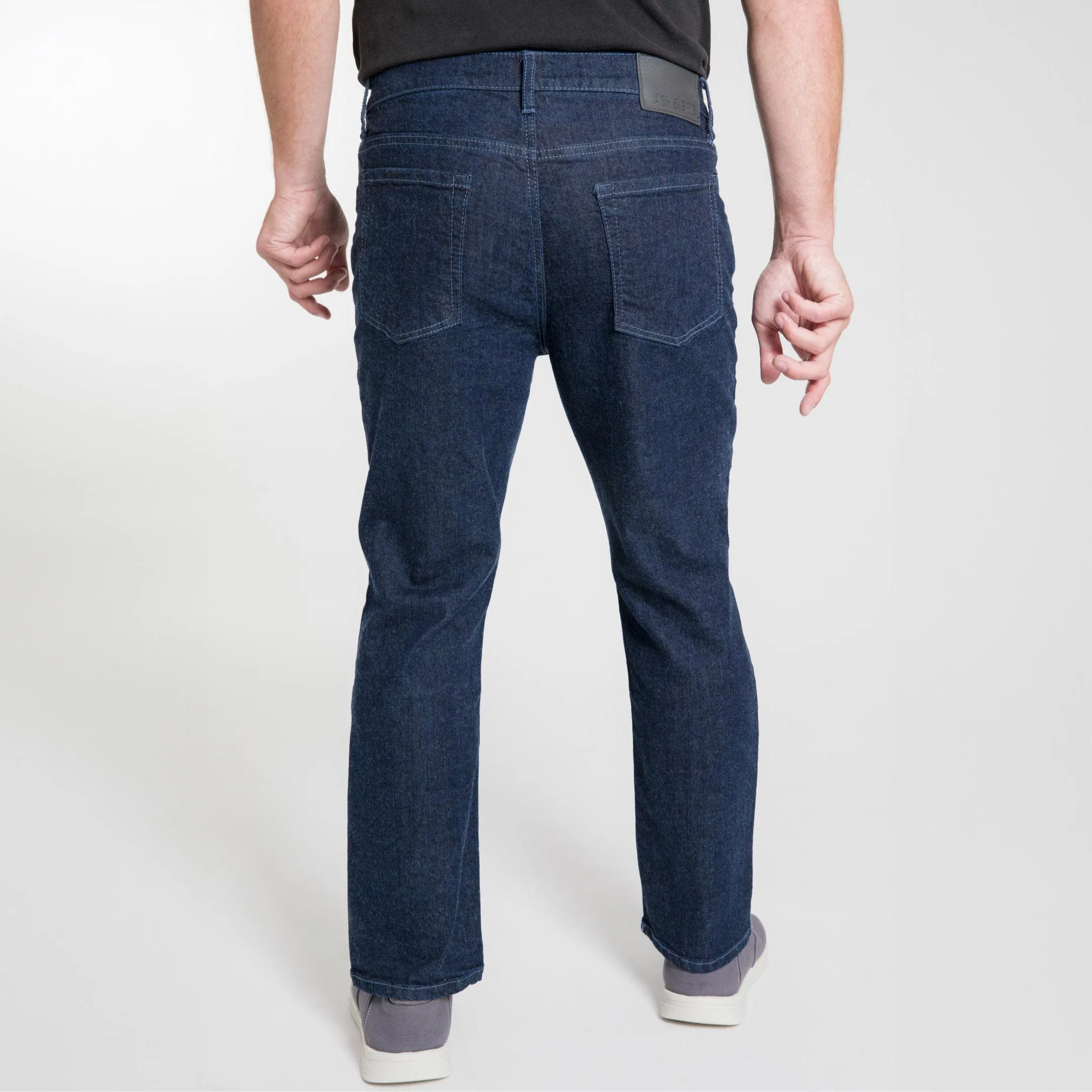 Straight Fit Indigo Wash Essential Jeans sold by Ash & Erie product image thumbnail 3