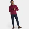 Burgundy Quarter-Zip Sweatshirt sold by Ash & Erie