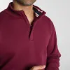 Burgundy Quarter-Zip Sweatshirt sold by Ash & Erie