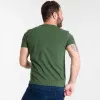 Bright Green Short Sleeve Pima Cotton Henley sold by Ash & Erie