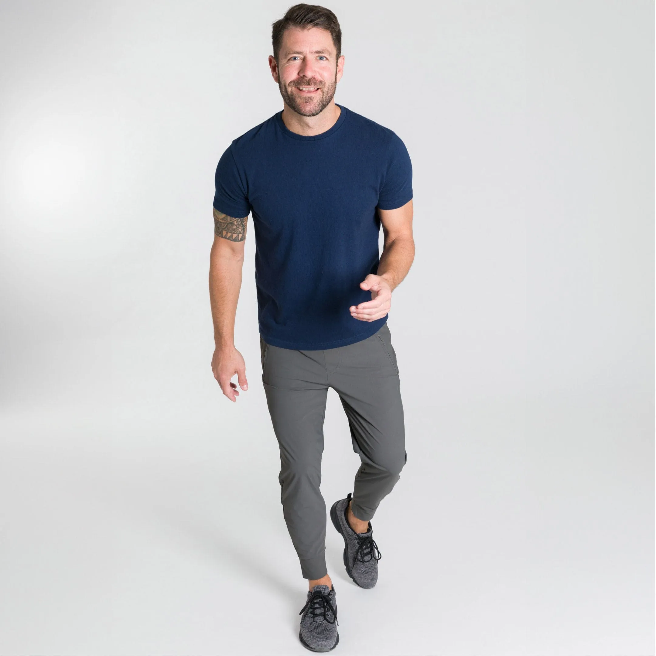 Charcoal Hybrid Jogger sold by Ash & Erie product image thumbnail 2