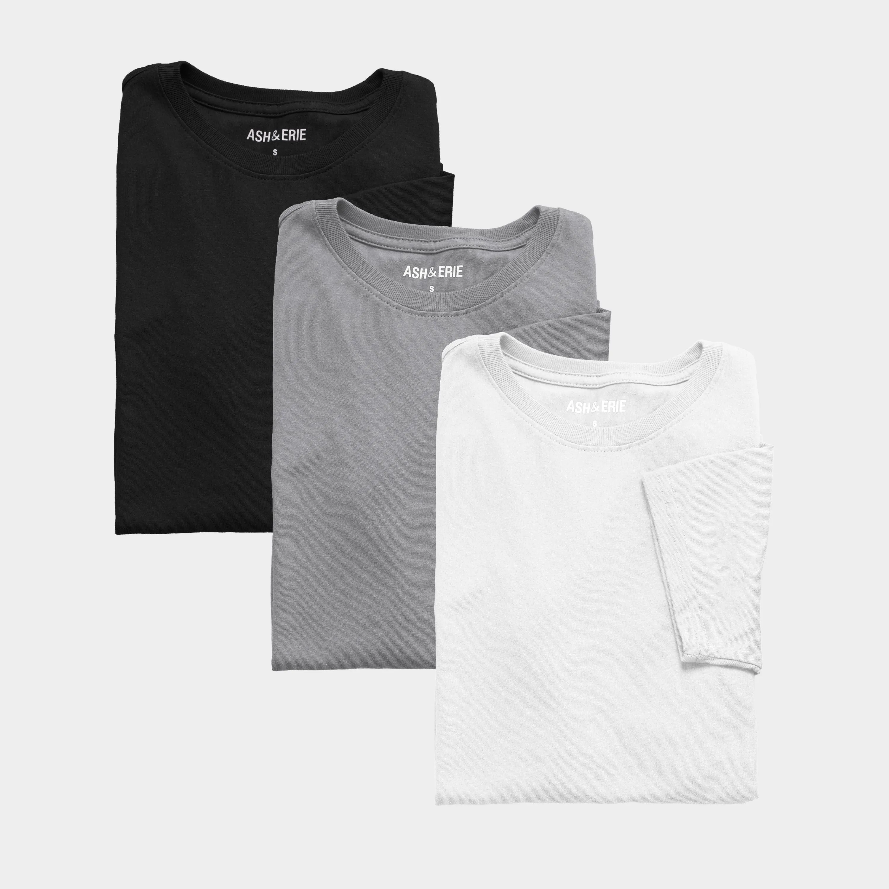 3-Pack Essential Crew Neck Tees sold by Ash & Erie