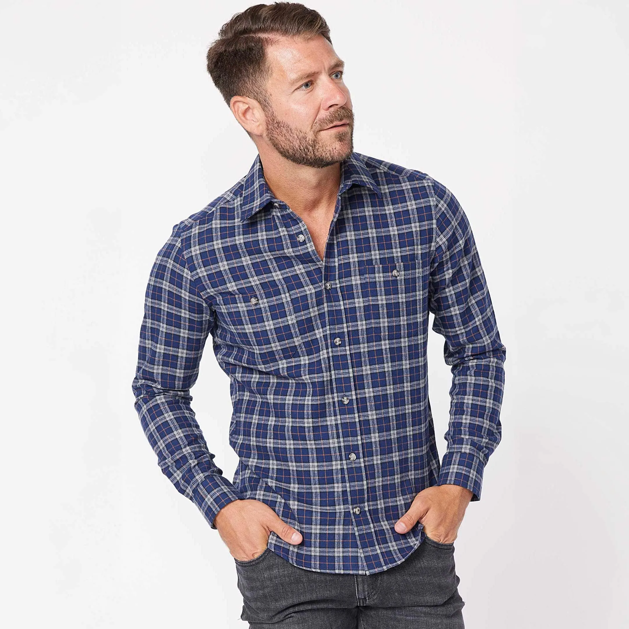 Ozark Plaid Flannel Shirt sold by Ash & Erie product image thumbnail 5
