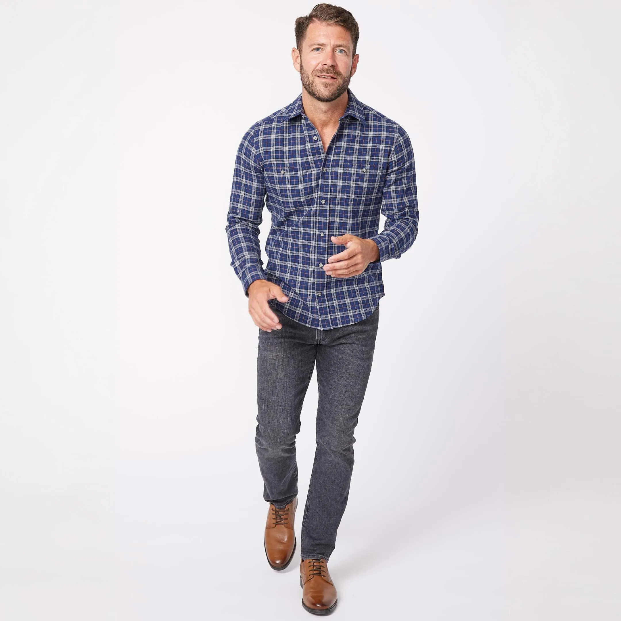 Ozark Plaid Flannel Shirt sold by Ash & Erie product image thumbnail 2