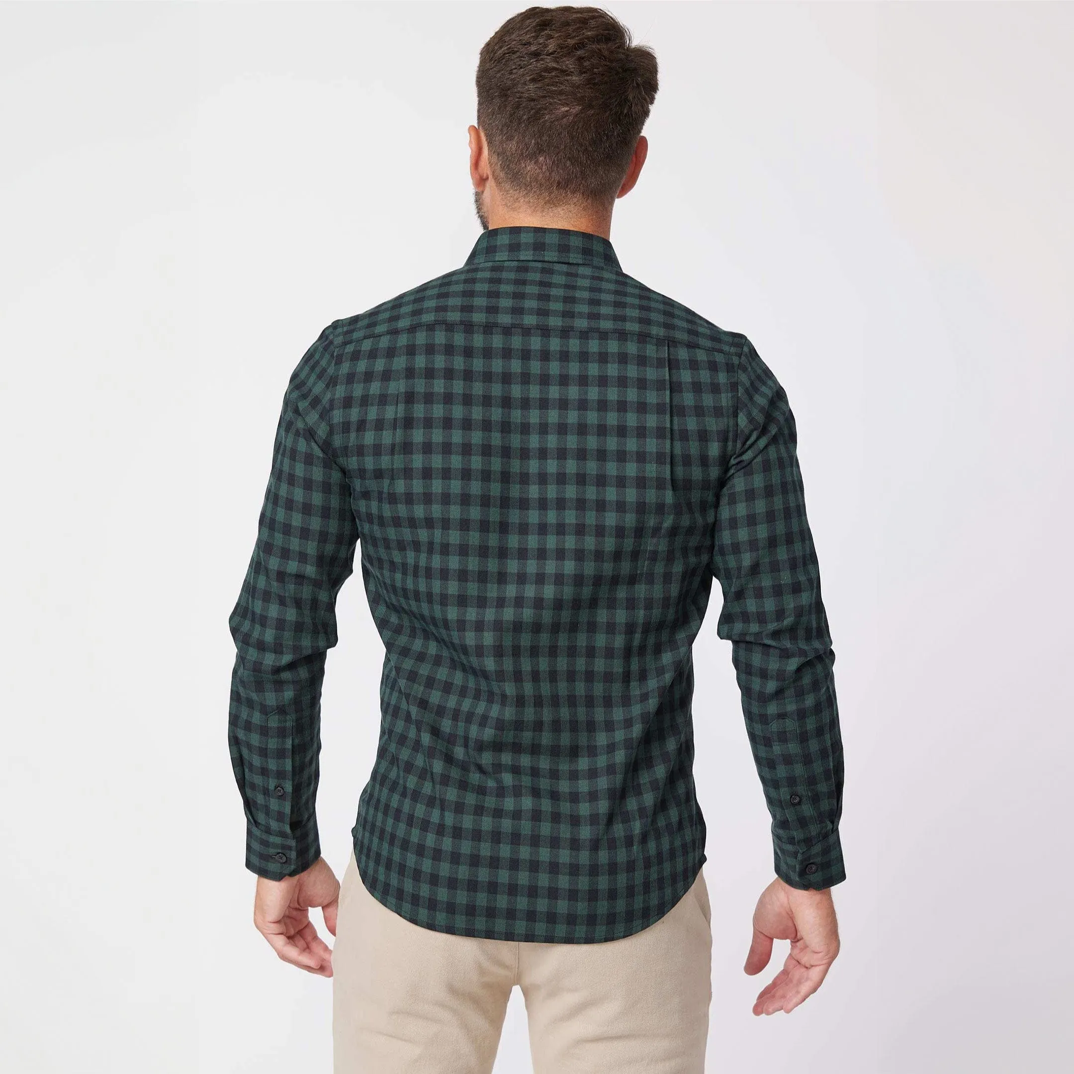 Greenstone Plaid Shirt sold by Ash & Erie product image thumbnail 3