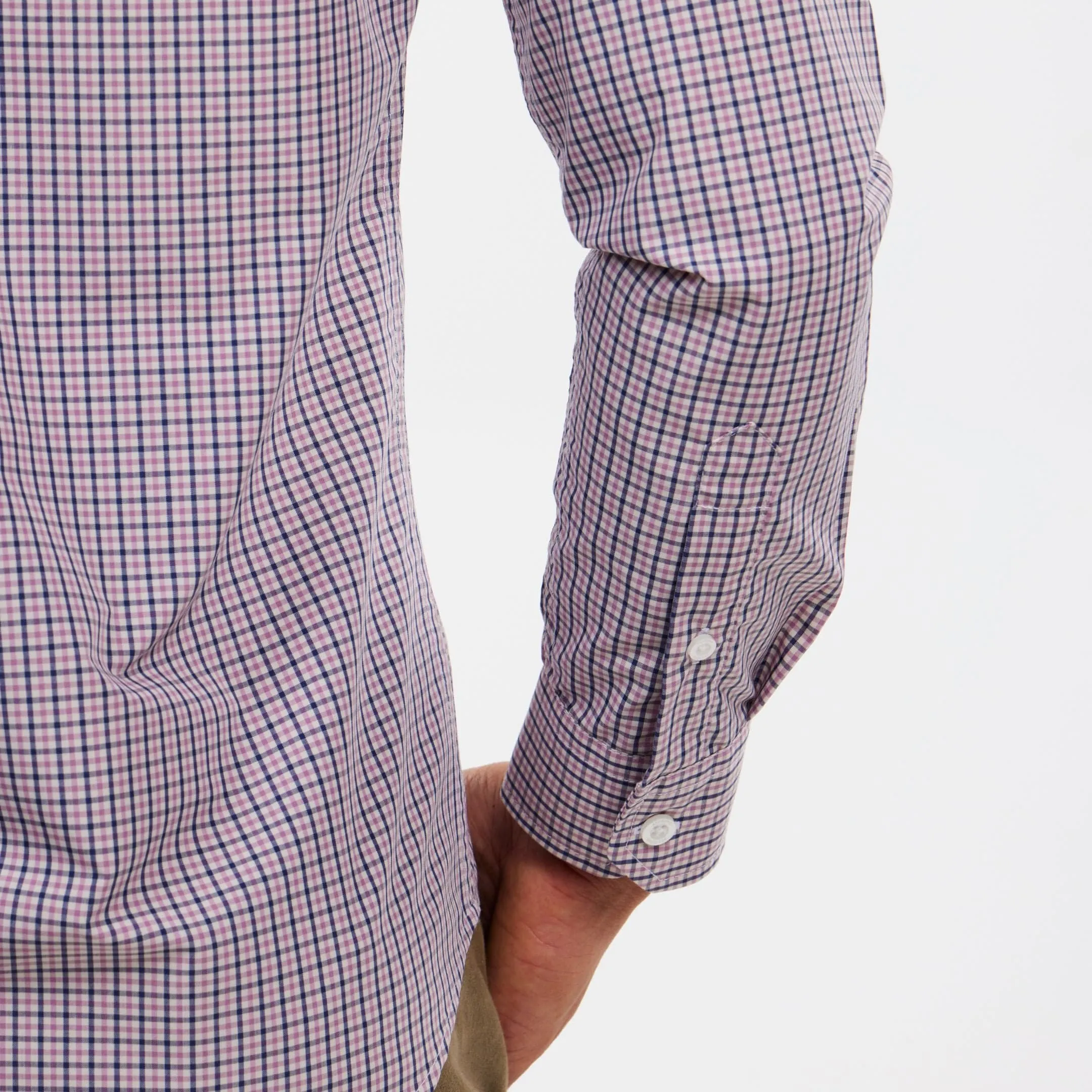 Vineyard Plaid Wrinkle Free Shirt sold by Ash & Erie product image thumbnail 4