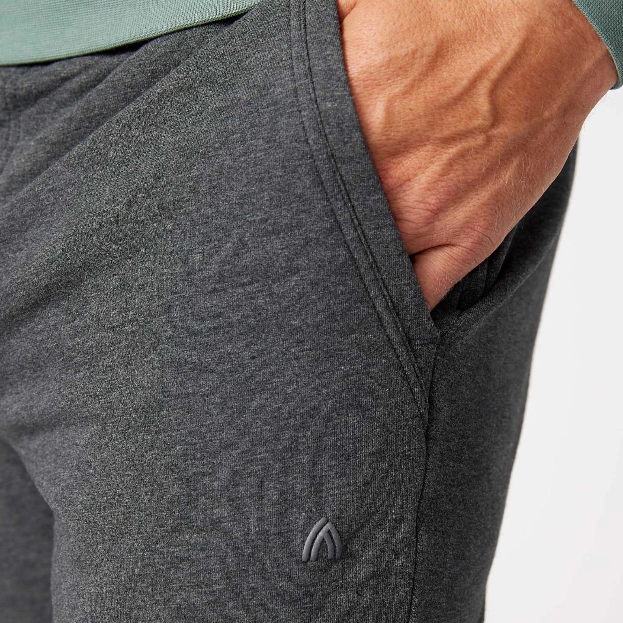 Charcoal French Terry Jogger sold by Ash & Erie product image thumbnail 4