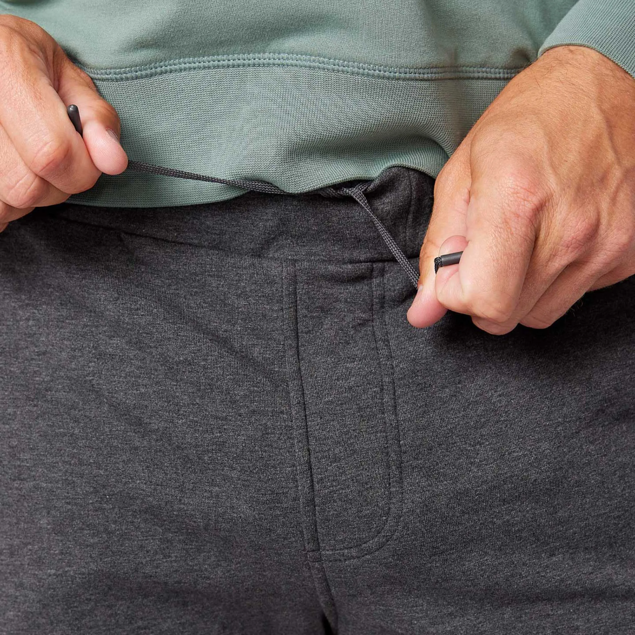 Charcoal French Terry Jogger sold by Ash & Erie product image thumbnail 5