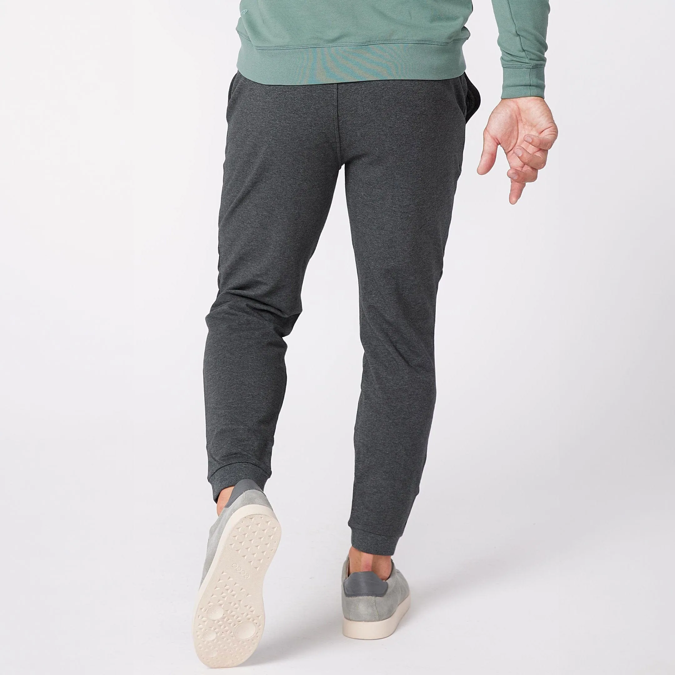 Charcoal French Terry Jogger sold by Ash & Erie product image thumbnail 2