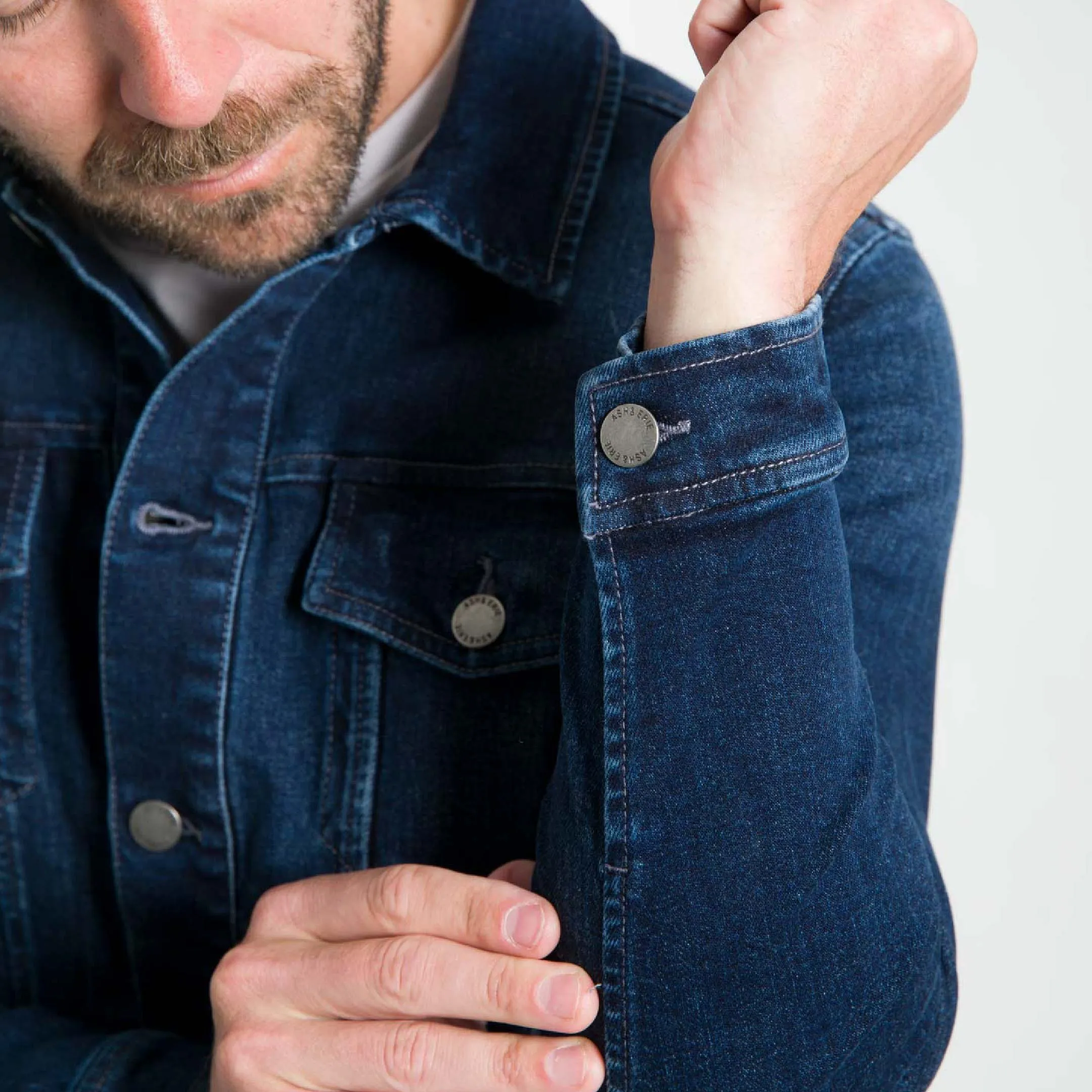 Original Wash Denim Jacket sold by Ash & Erie product image thumbnail 5