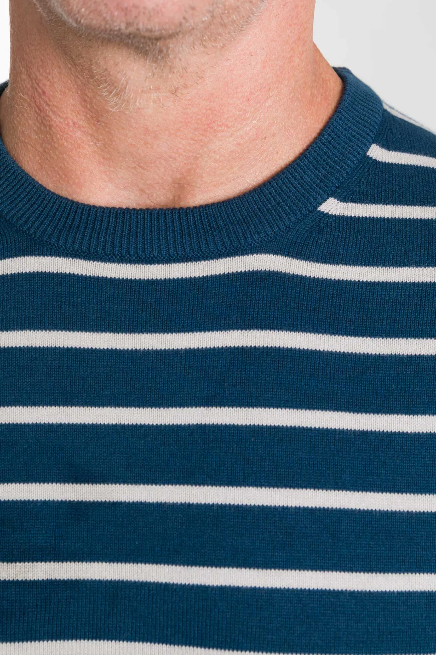Navy Stripes Cotton Sweater sold by Ash & Erie product image thumbnail 3