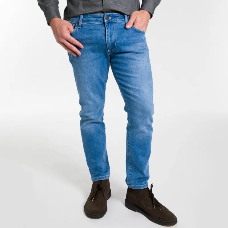 Blue Wash Midtown Jeans sold by Ash & Erie
