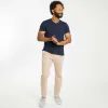 Lightweight Washed Navy V Neck Tee sold by Ash & Erie