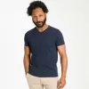 Lightweight Washed Navy V Neck Tee sold by Ash & Erie