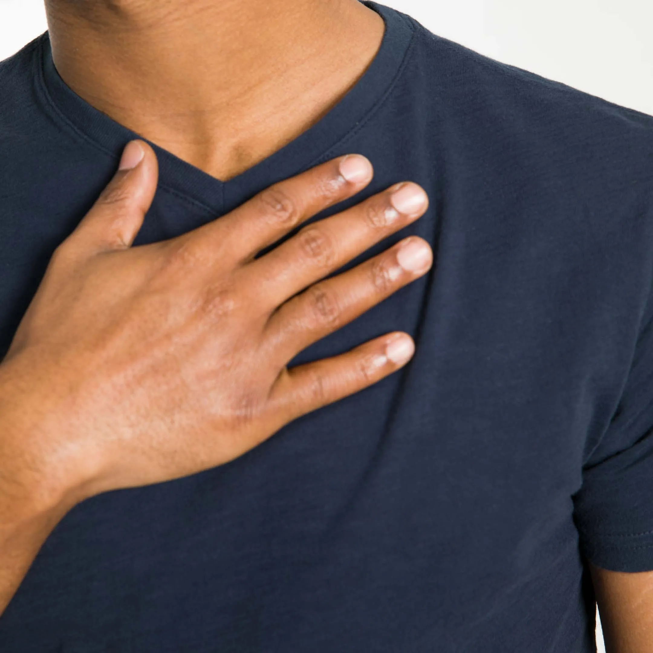 Lightweight Washed Navy V Neck Tee sold by Ash & Erie product image thumbnail 4