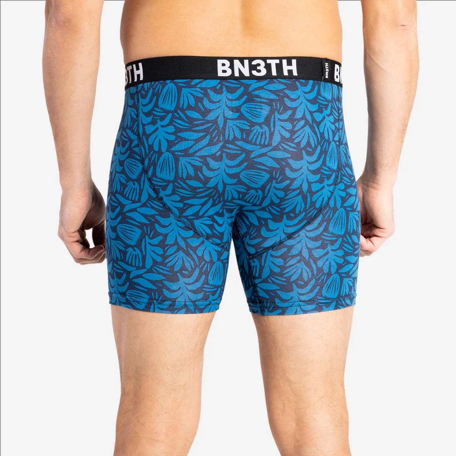 OUTSET BOXER BRIEF: ABSTRACT TROPICAL NAVY sold by BN3TH product image thumbnail 4