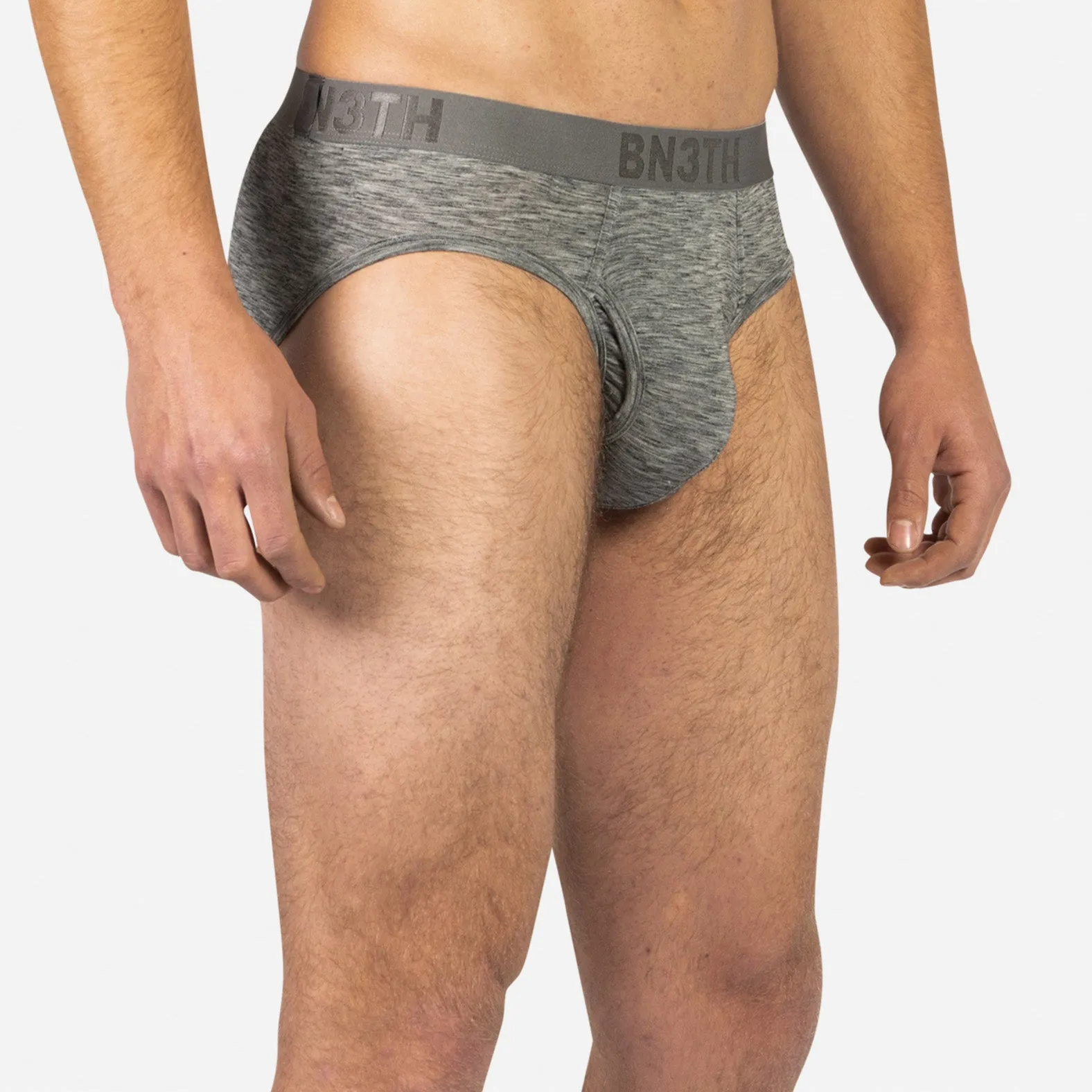 CLASSIC BRIEF WITH FLY: HEATHER CHARCOAL sold by BN3TH product image thumbnail 2