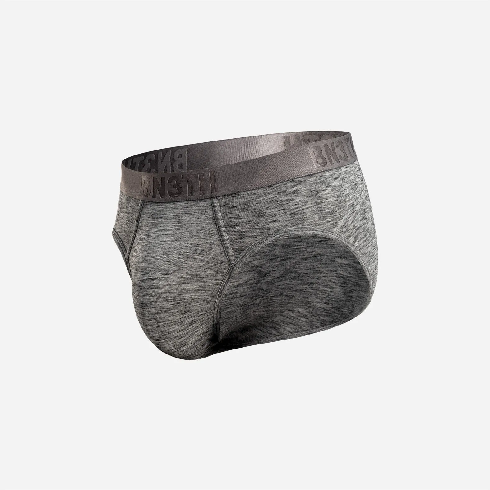 CLASSIC BRIEF WITH FLY: HEATHER CHARCOAL sold by BN3TH