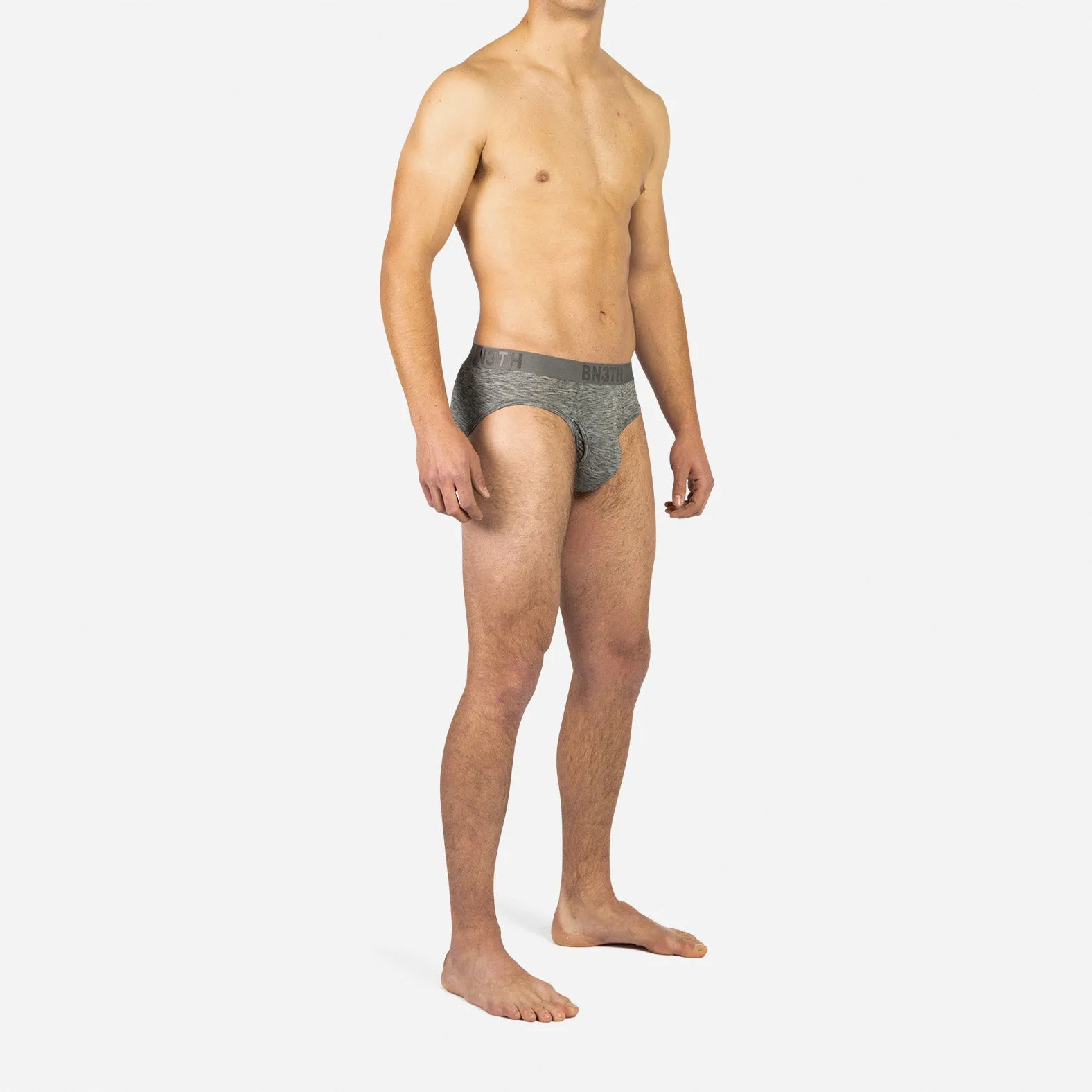 CLASSIC BRIEF WITH FLY: HEATHER CHARCOAL sold by BN3TH product image thumbnail 5