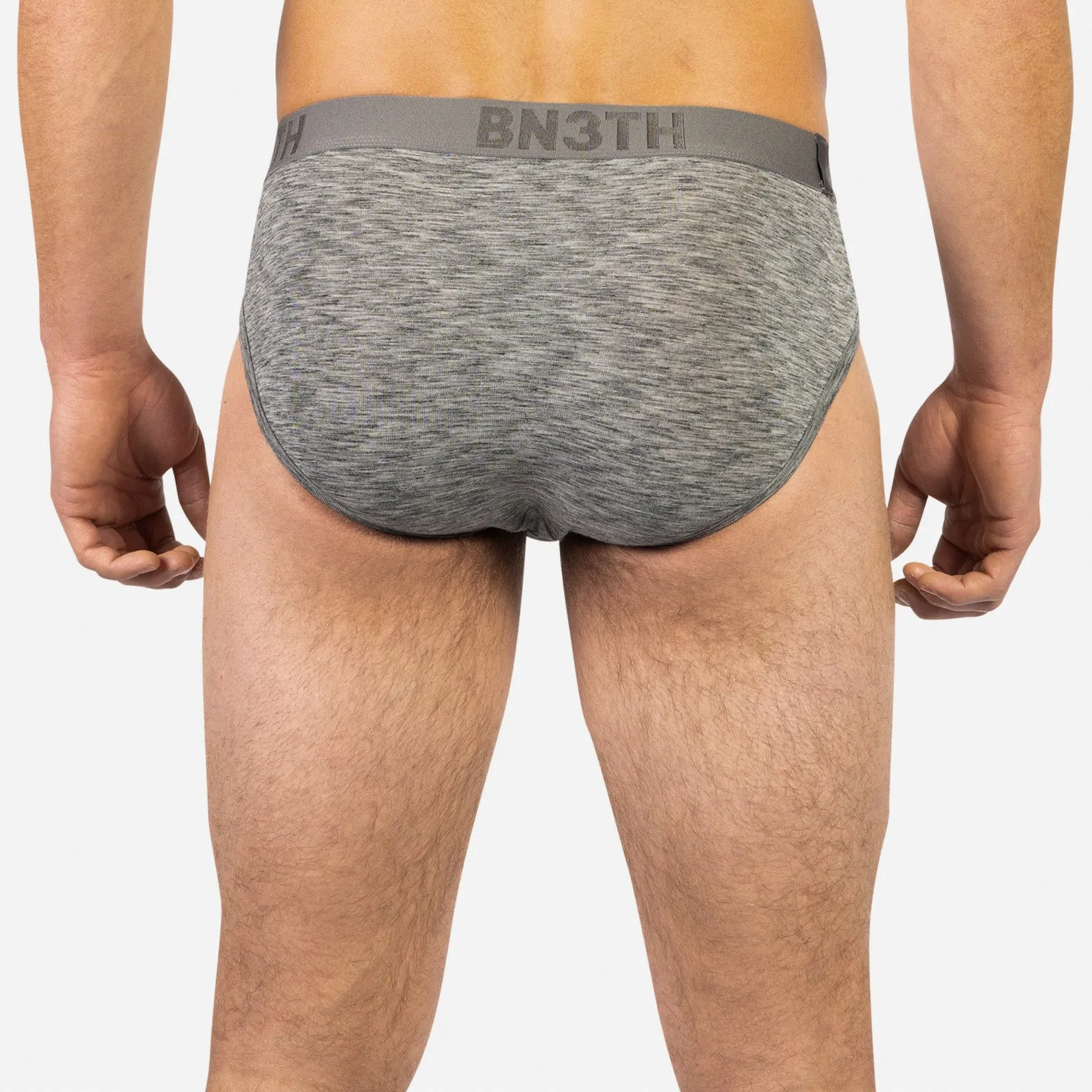CLASSIC BRIEF WITH FLY: HEATHER CHARCOAL sold by BN3TH product image thumbnail 4