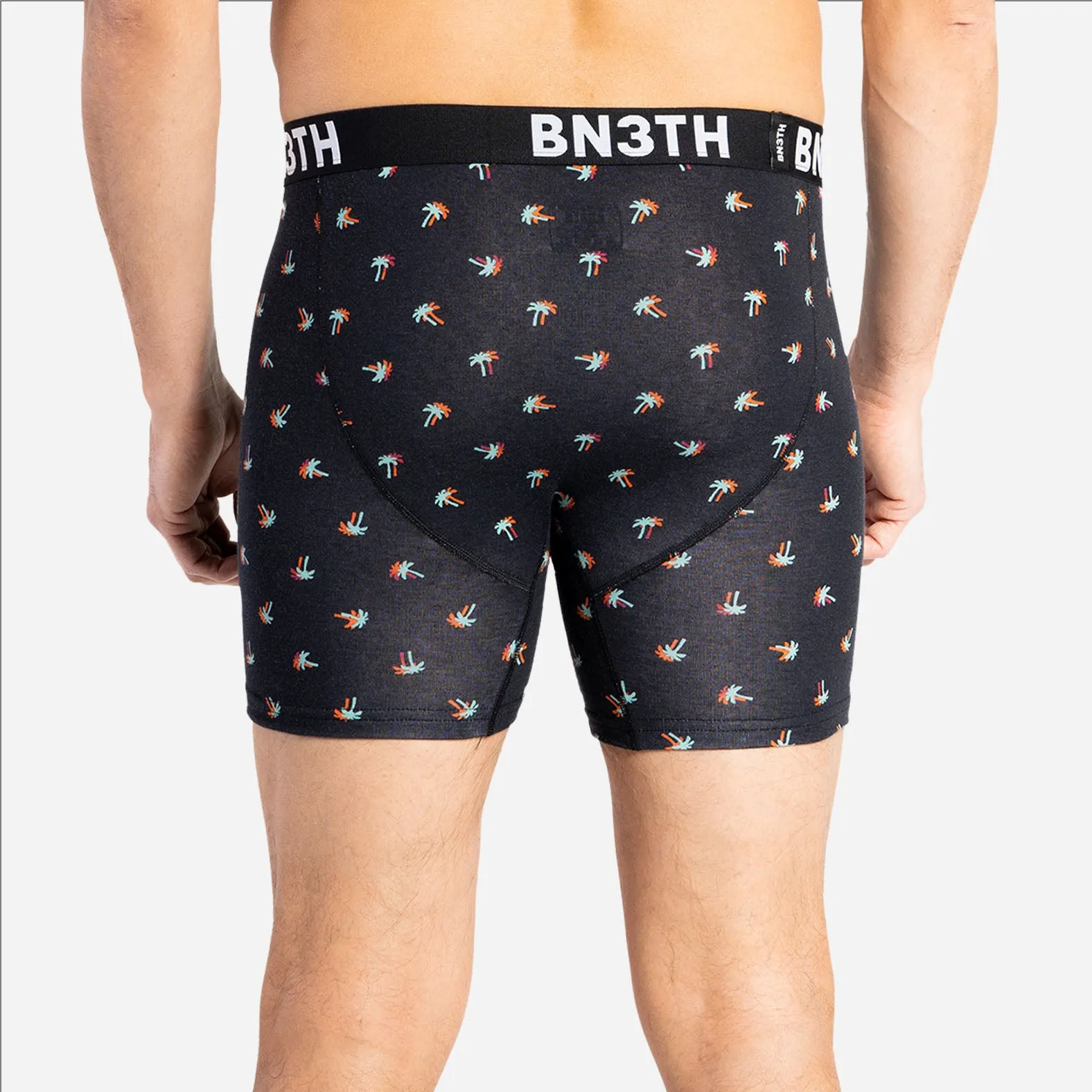 OUTSET BOXER BRIEF: ELECTRIC HAWAIIAN BLACK sold by BN3TH product image thumbnail 4