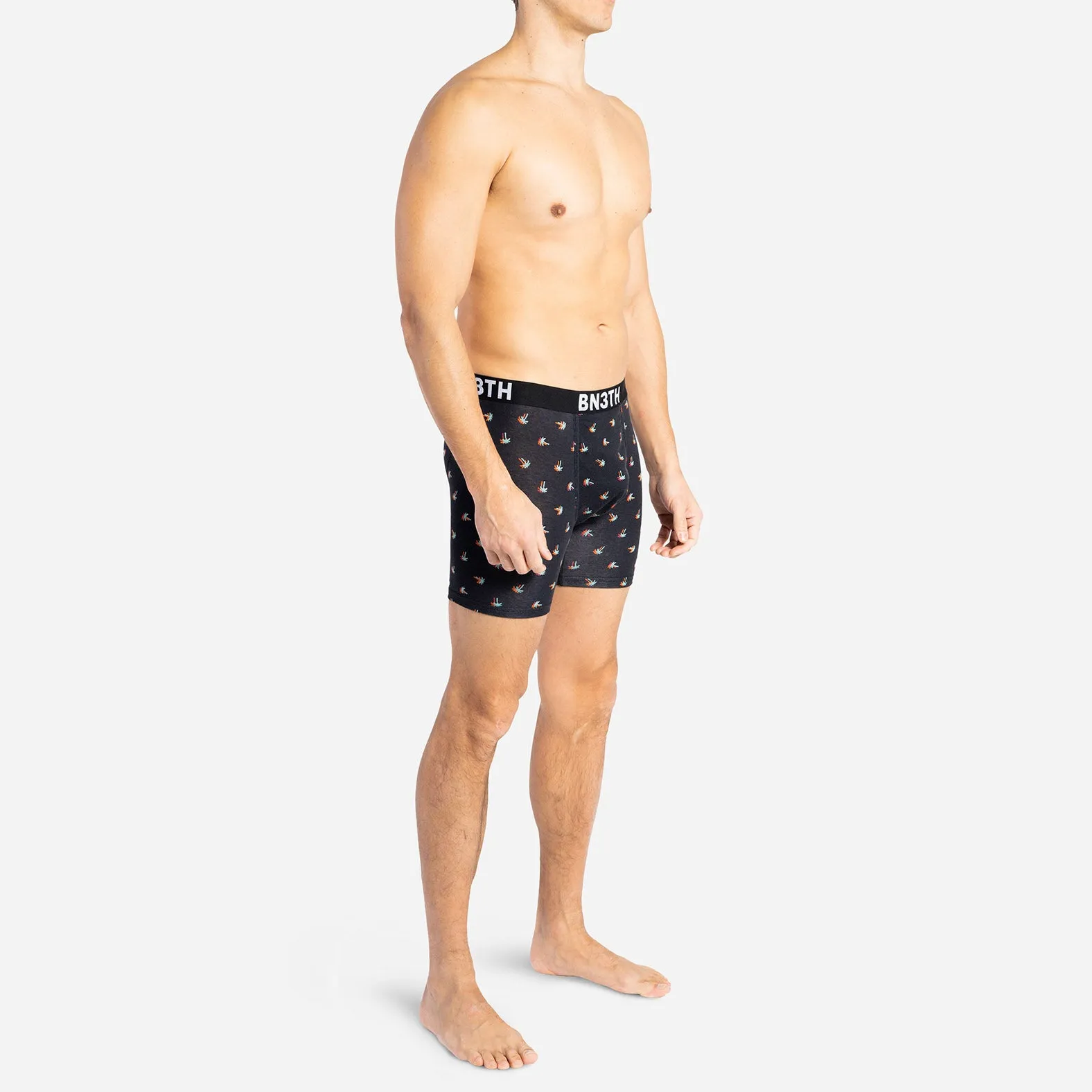 OUTSET BOXER BRIEF: ELECTRIC HAWAIIAN BLACK sold by BN3TH product image thumbnail 5