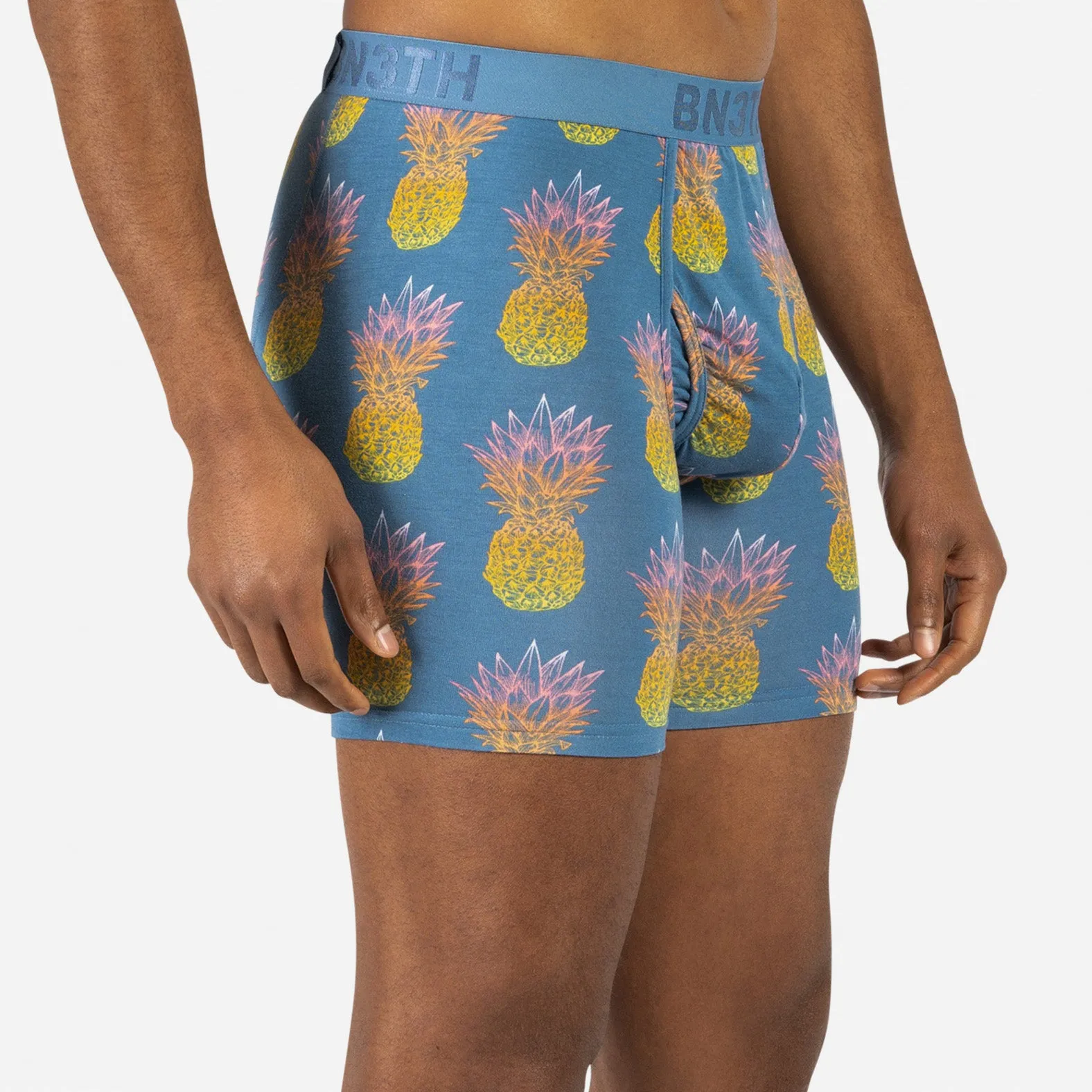 CLASSIC BOXER BRIEF WITH FLY: PINEAPPLE FADE FOG sold by BN3TH product image thumbnail 2