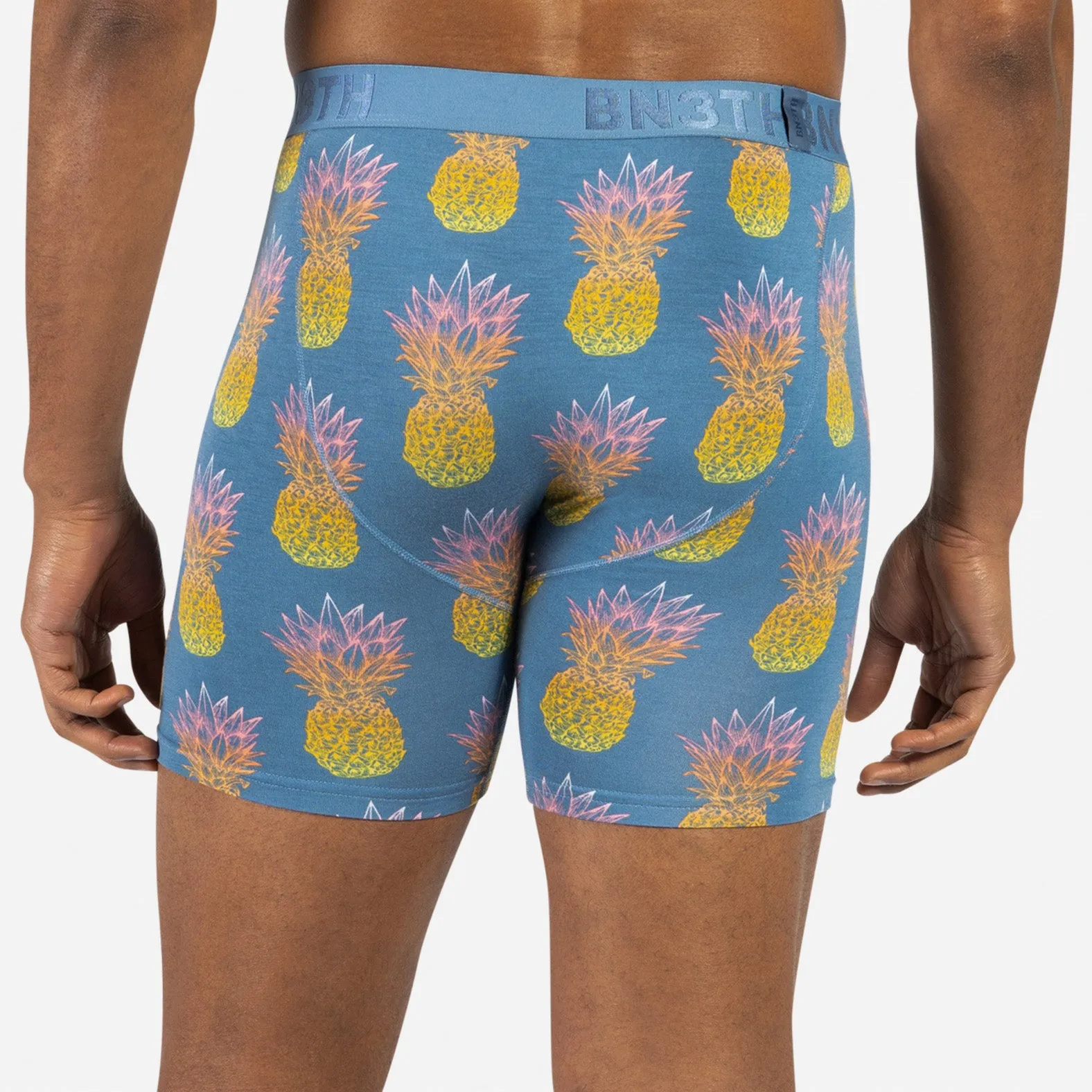 CLASSIC BOXER BRIEF WITH FLY: PINEAPPLE FADE FOG sold by BN3TH product image thumbnail 4