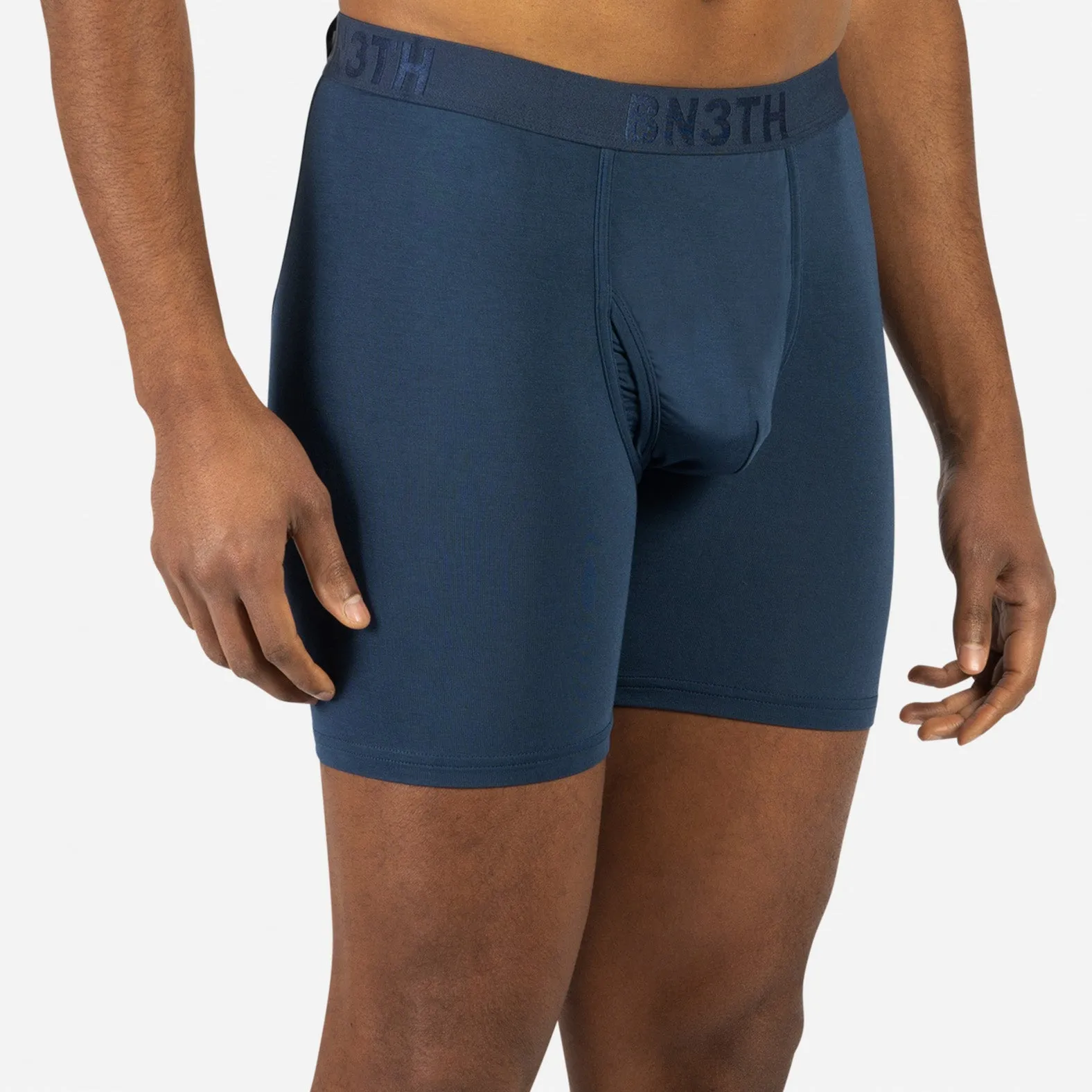 Classic Icon Boxer Brief With Fly: Navy sold by BN3TH product image thumbnail 2