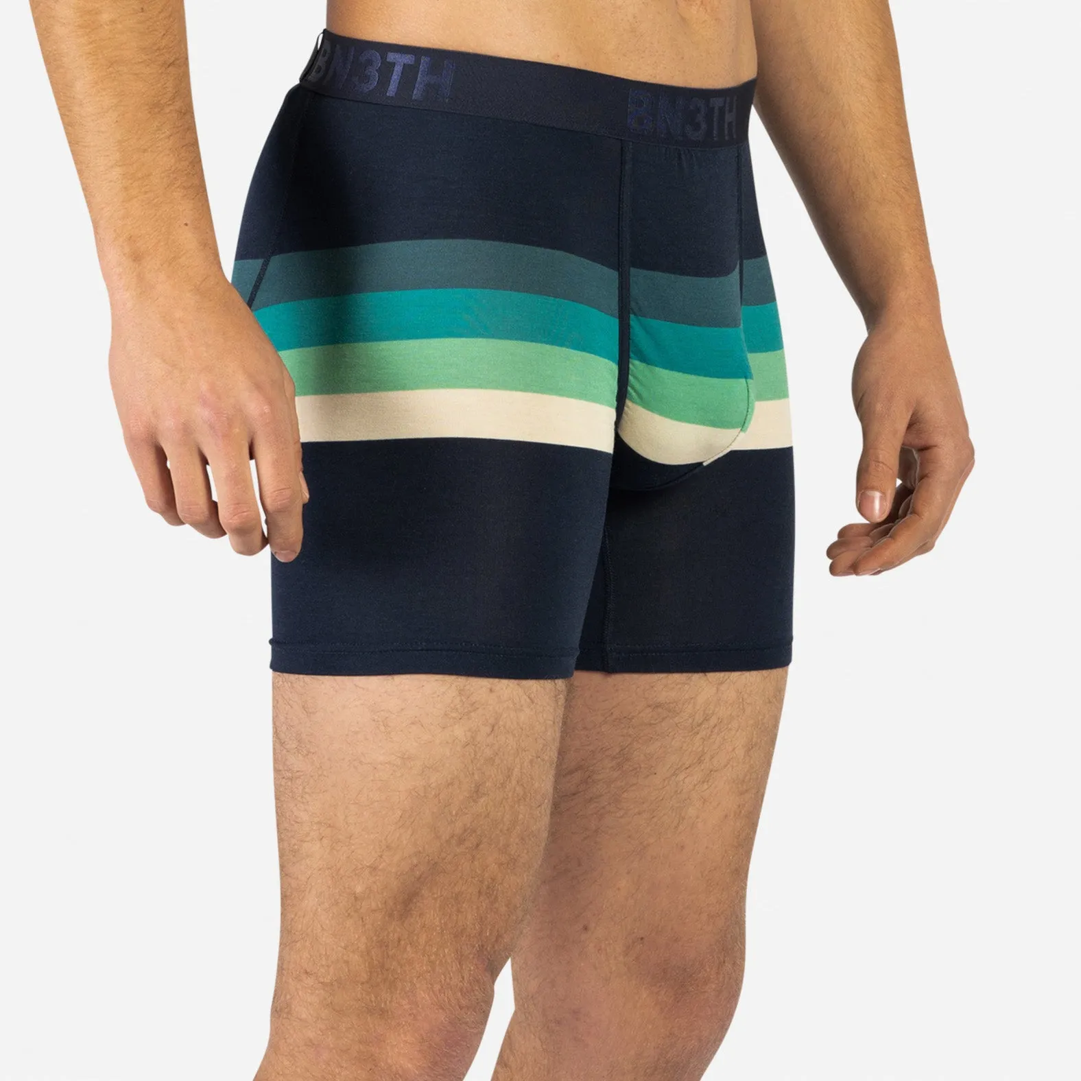 CLASSIC BOXER BRIEF: RETROSTRIPE TEAL sold by BN3TH product image thumbnail 2