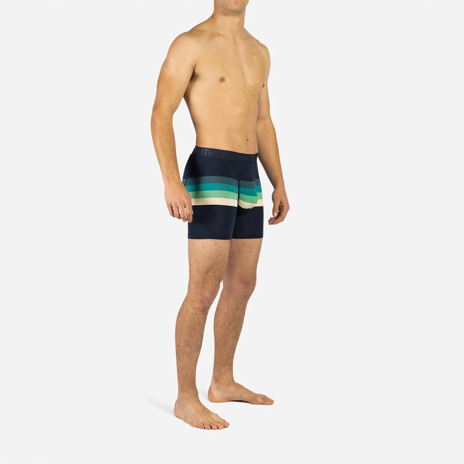 CLASSIC BOXER BRIEF: RETROSTRIPE TEAL sold by BN3TH product image thumbnail 5