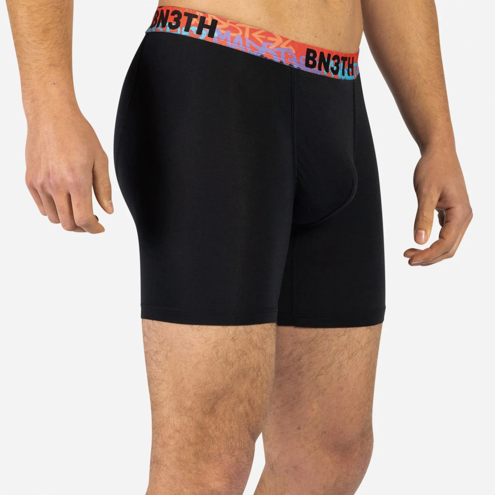 CLASSIC BOXER BRIEF: MADSTEEZ RAINBOW GRAFFITI BLACK sold by BN3TH product image thumbnail 2