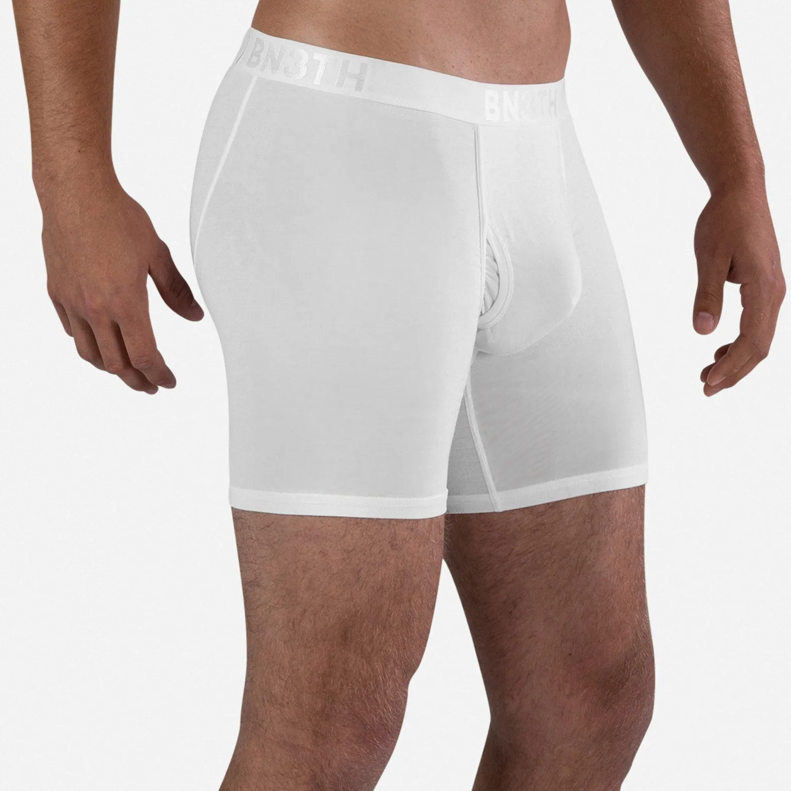 Classic Icon Boxer Brief With Fly: White sold by BN3TH product image thumbnail 2