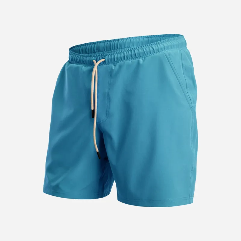 Agua Volley 2N1 Swim Short 7": Breezy Blue sold by BN3TH