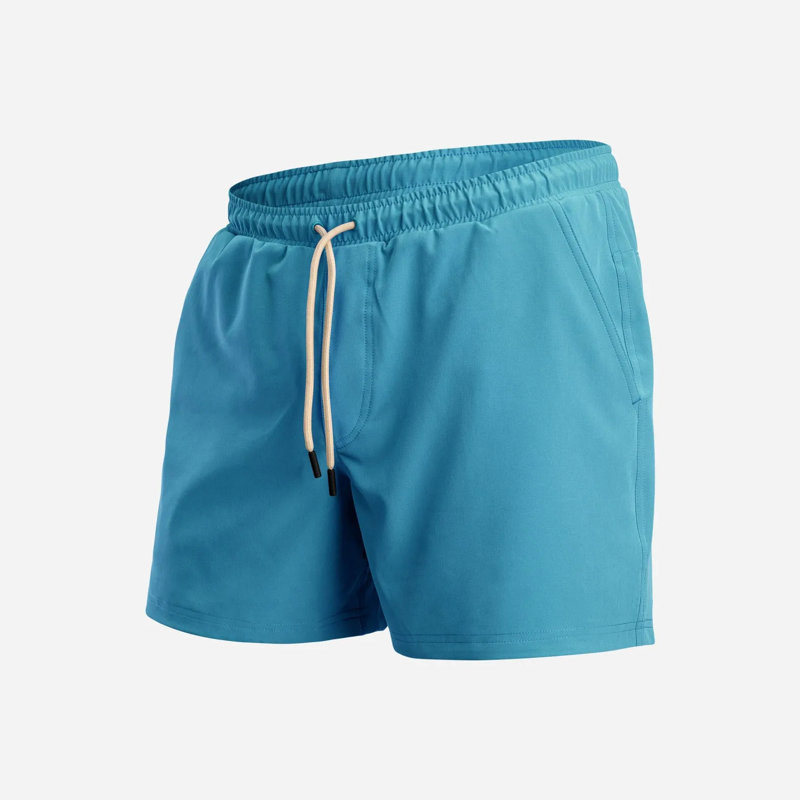 Agua Volley 2N1 Swim Short 5": Breezy Blue sold by BN3TH