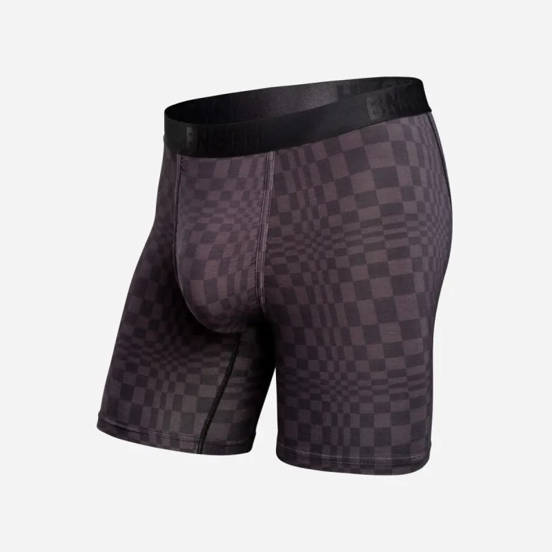 Classic Icon Boxer Brief: Liquid Checker Black sold by BN3TH