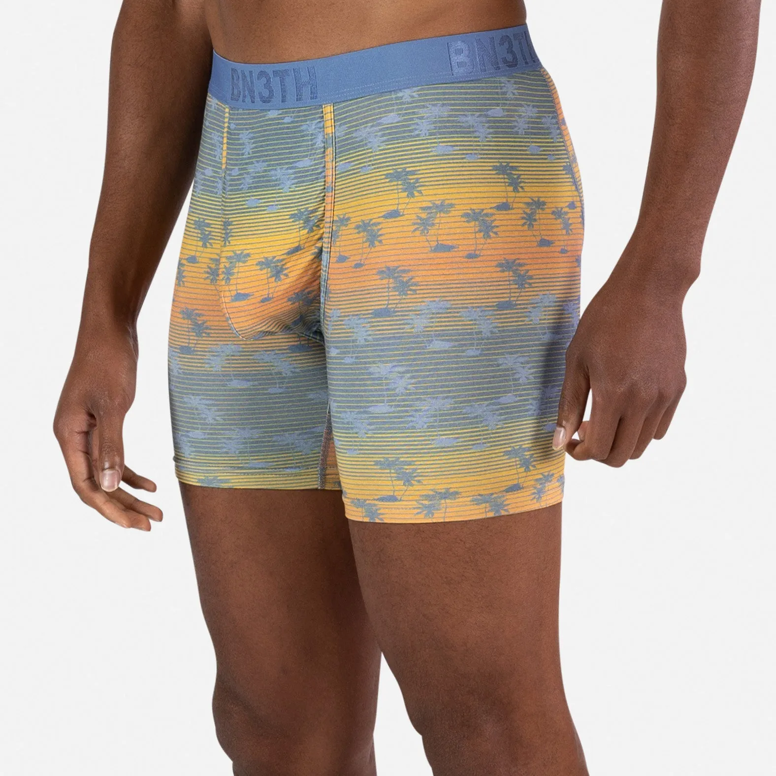 CLASSIC BOXER BRIEF: PALM TREE STRIPE SUNSET sold by BN3TH product image thumbnail 2
