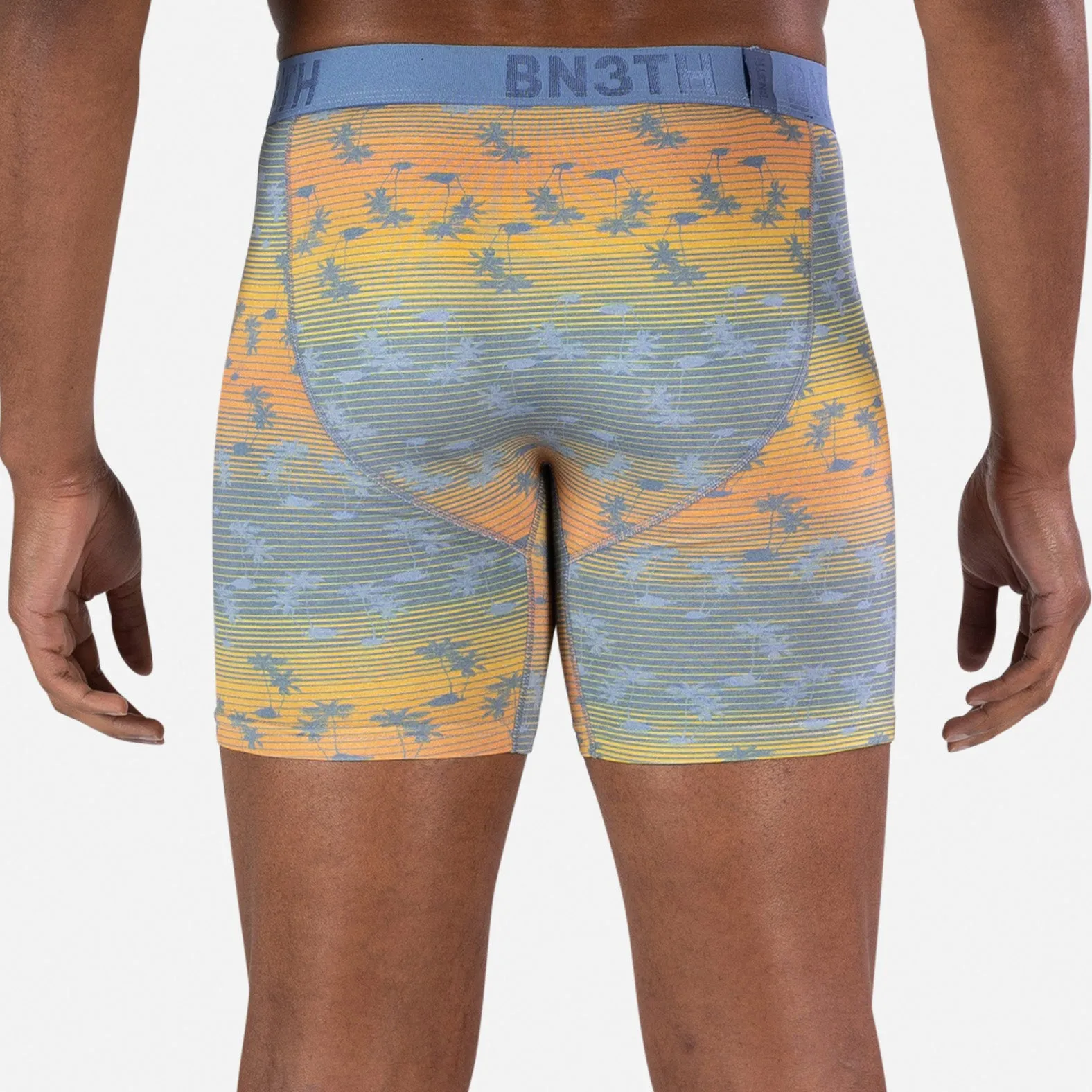 CLASSIC BOXER BRIEF: PALM TREE STRIPE SUNSET sold by BN3TH product image thumbnail 4