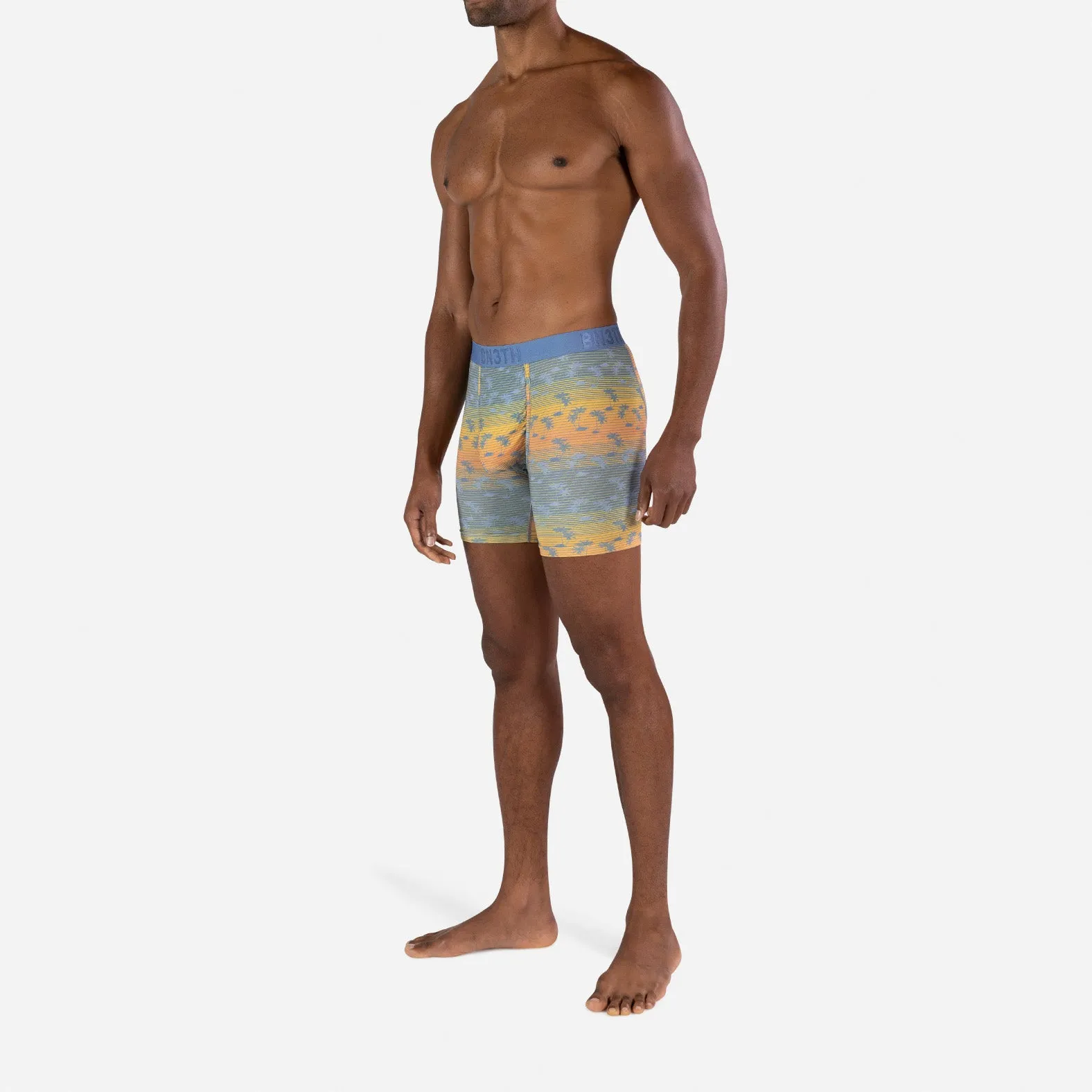 CLASSIC BOXER BRIEF: PALM TREE STRIPE SUNSET sold by BN3TH product image thumbnail 5