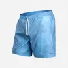 Agua Volley X 2N1 Swim Short 7”: Fog Acid Wash sold by BN3TH