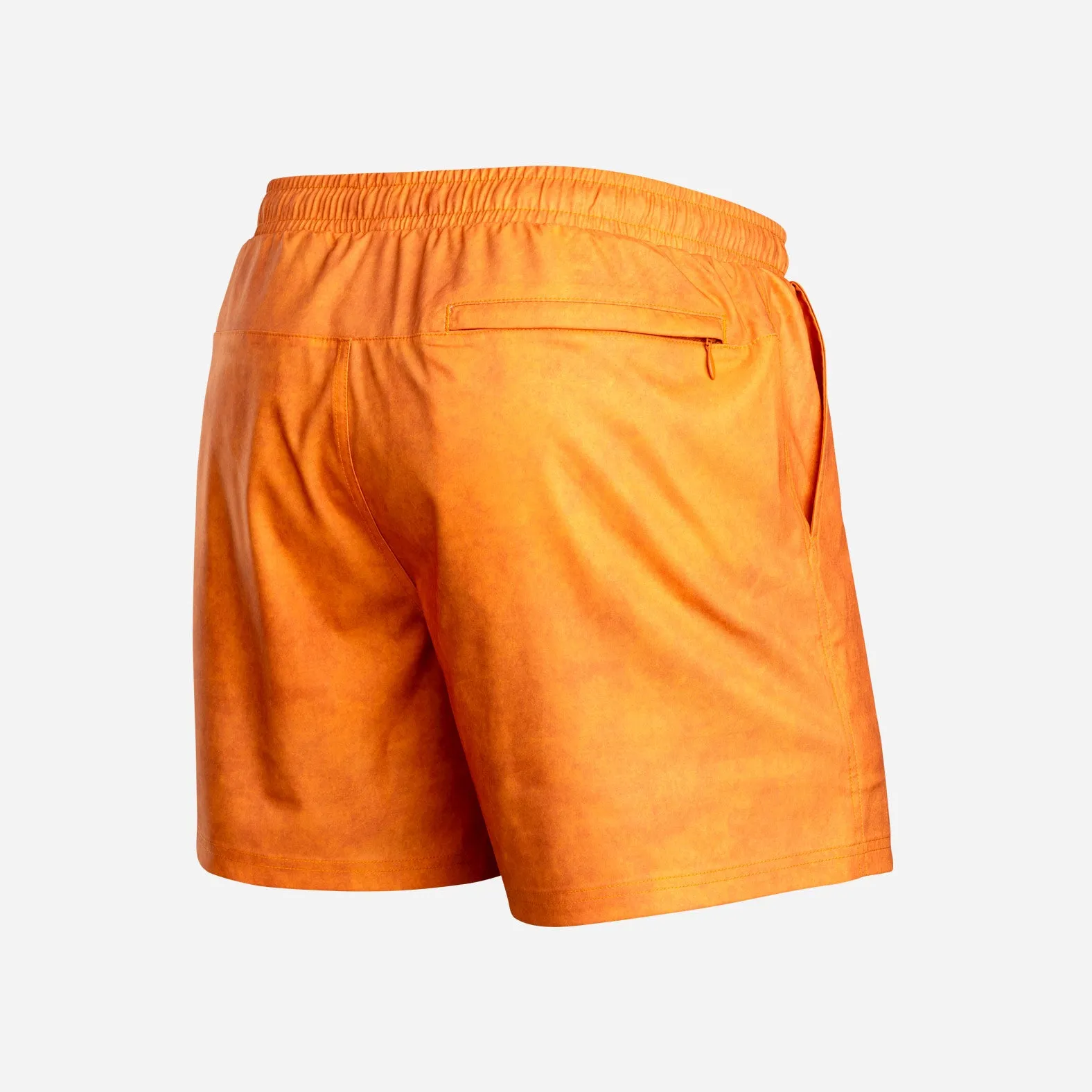 Agua Volley X 2N1 Swim Short 5”: Cinnamon Orange Acid Wash sold by BN3TH product image thumbnail 3