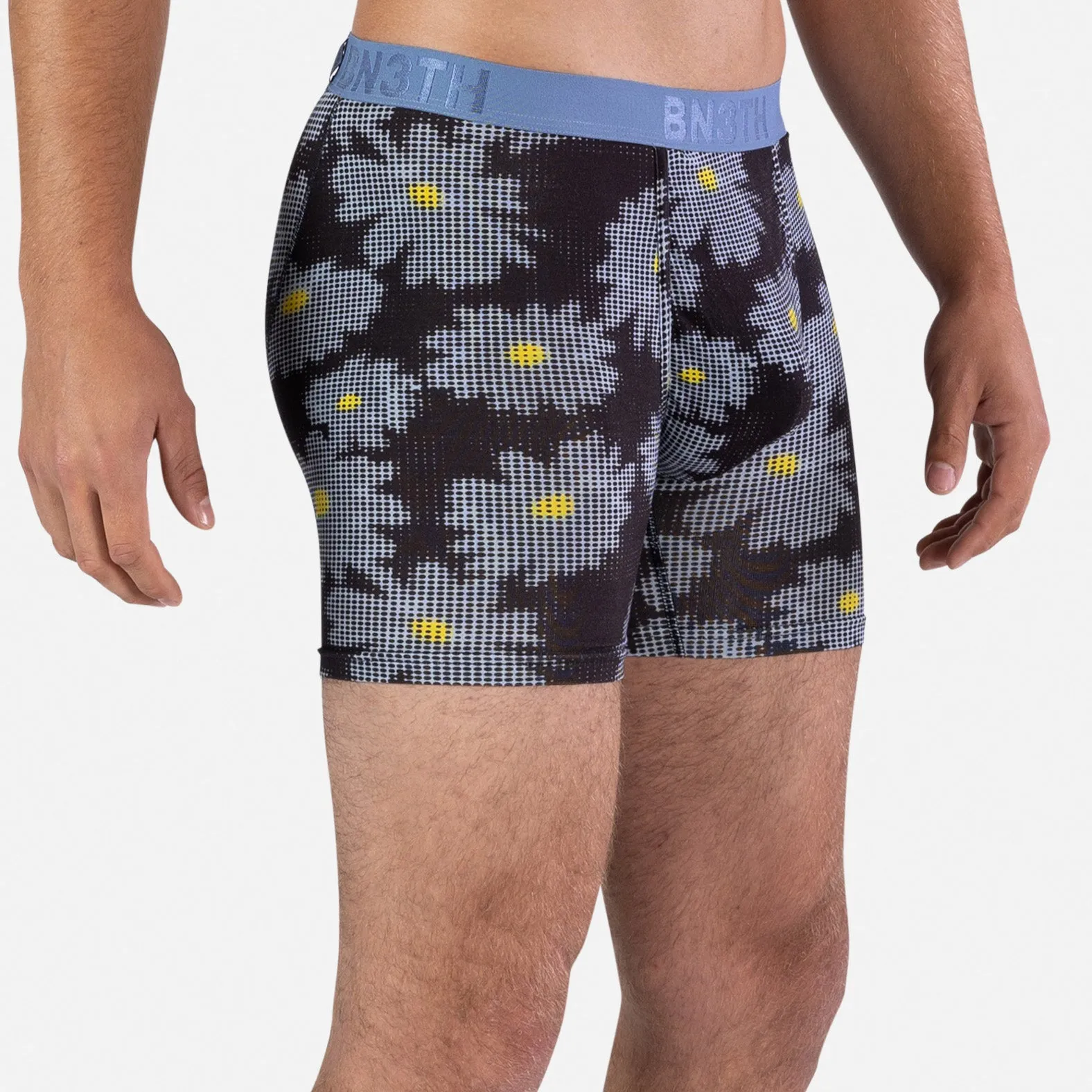 Classic Boxer Brief: Daisy Mosaic Dark Navy sold by BN3TH product image thumbnail 2