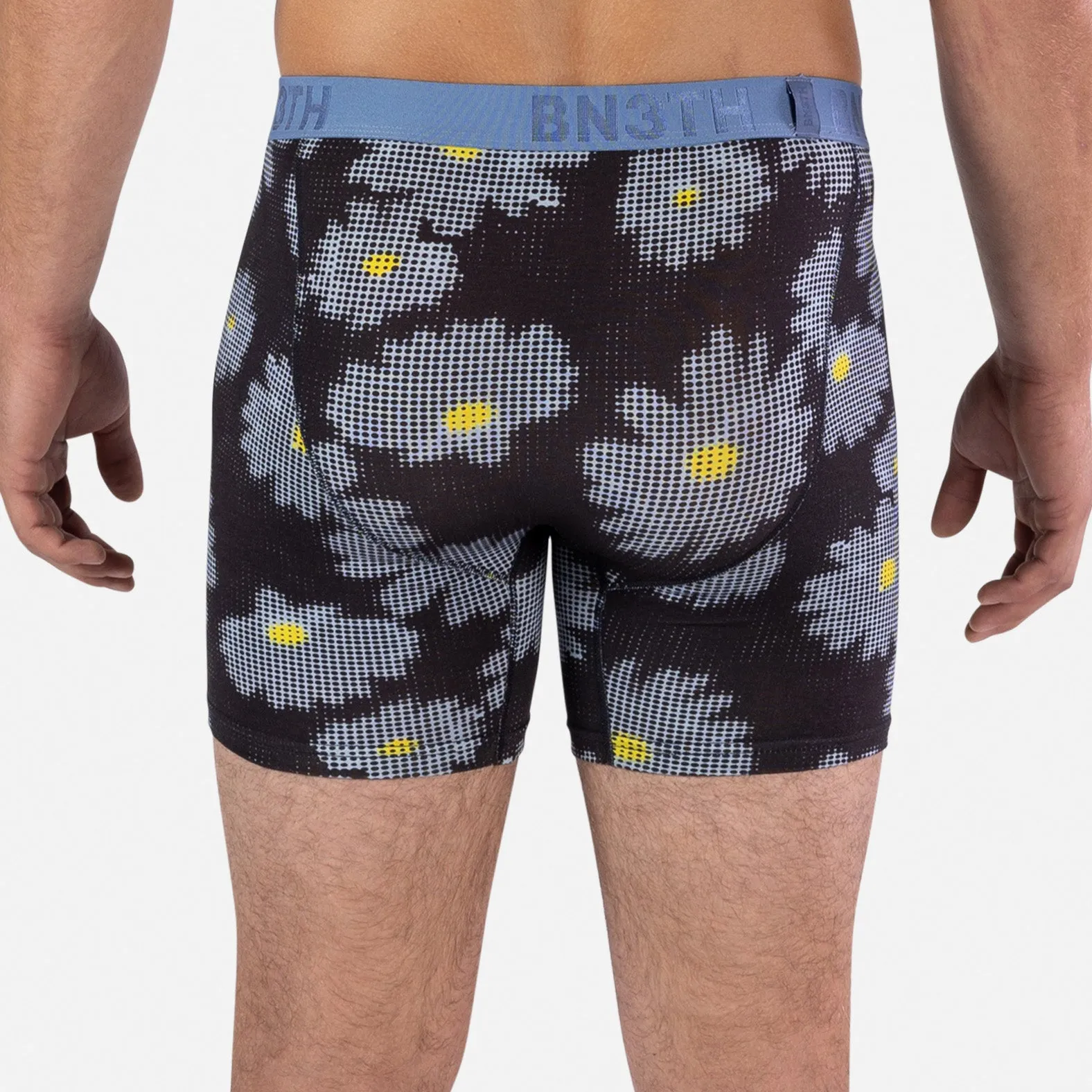 Classic Boxer Brief: Daisy Mosaic Dark Navy sold by BN3TH product image thumbnail 4