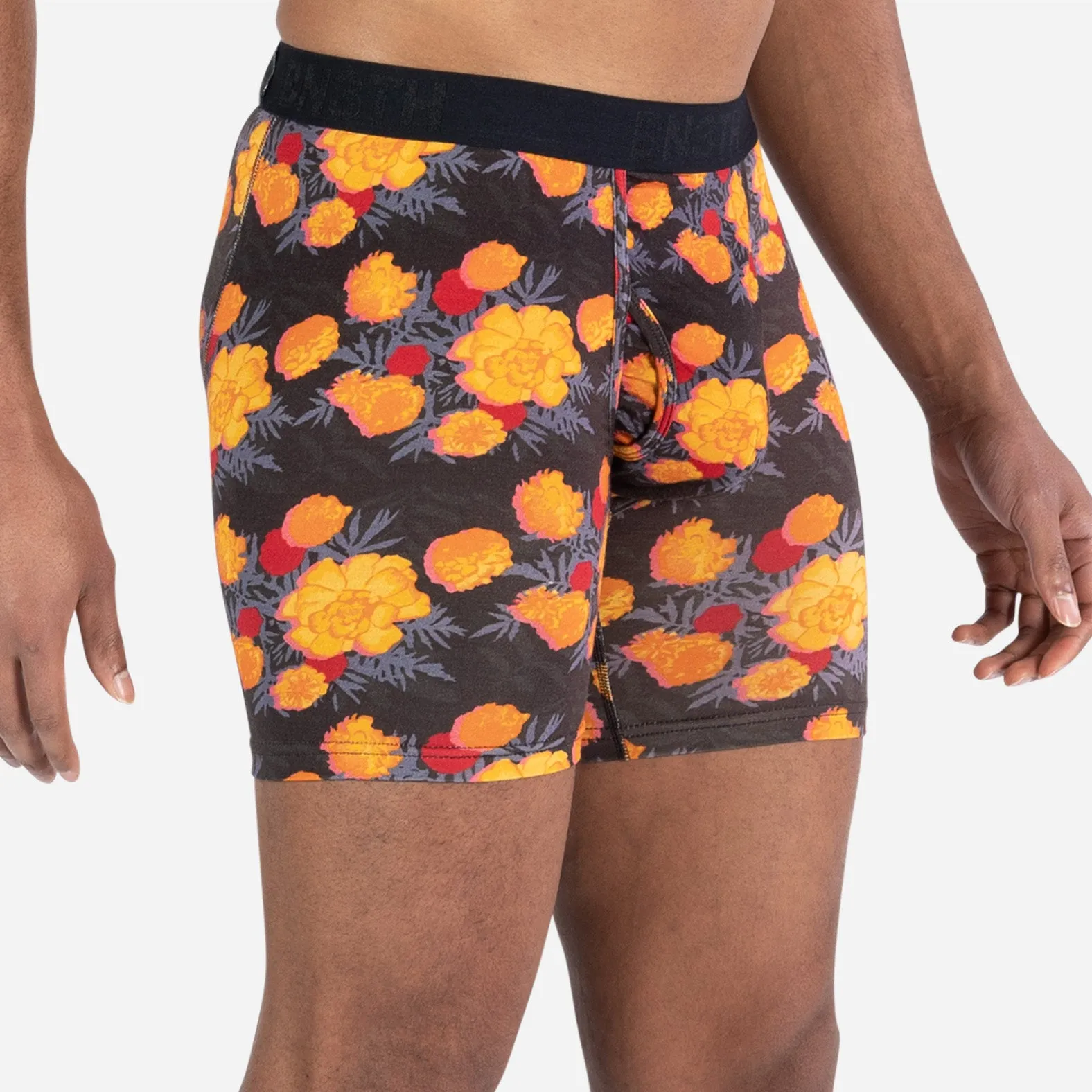 Classic Icon Boxer Brief With Fly: Marigold Black sold by BN3TH product image thumbnail 3