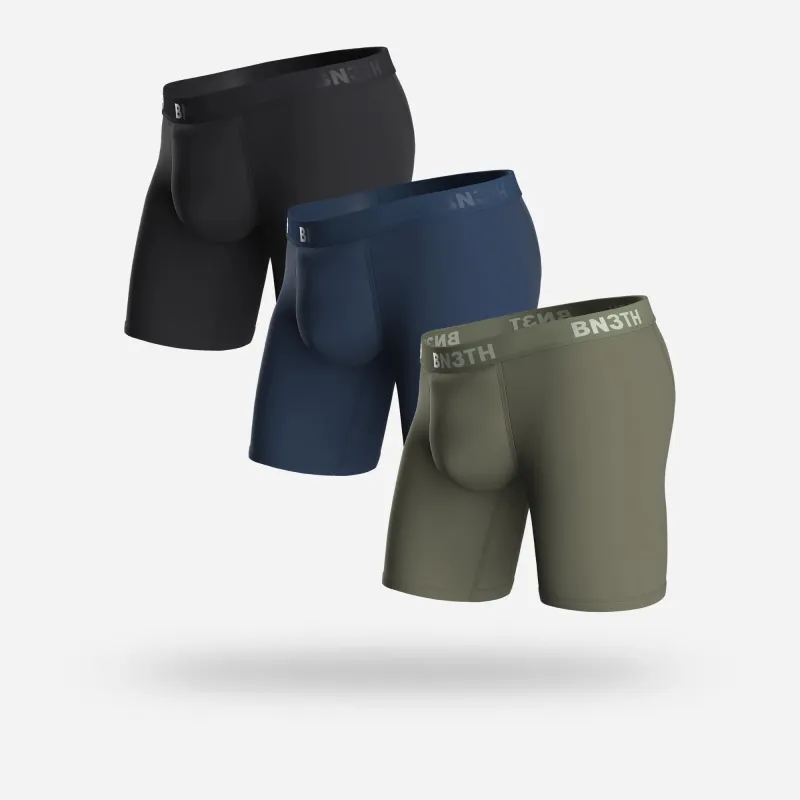 Classic Boxer Brief : Black/Navy/Pine 3 Pack sold by BN3TH