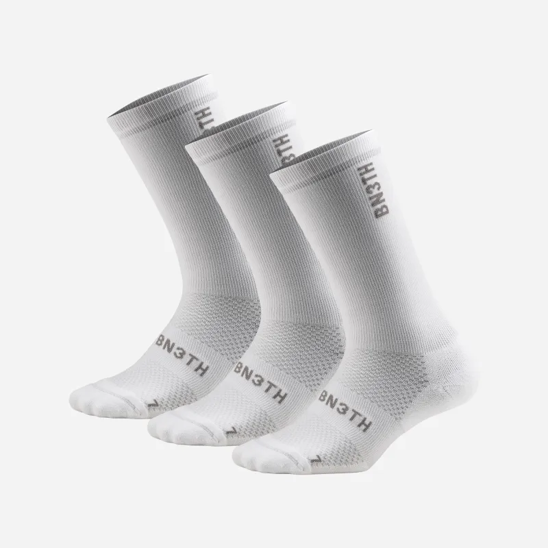 Pro Crew Sock: White 3 Pack sold by BN3TH