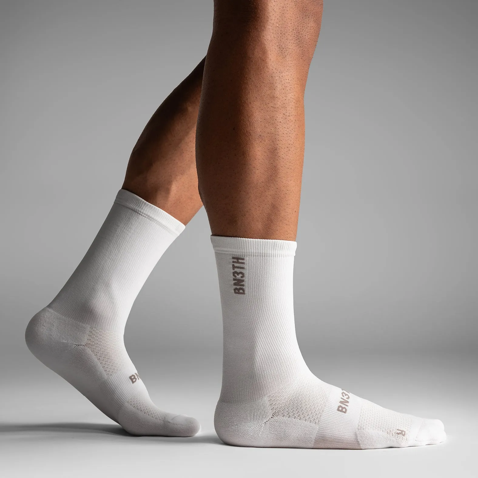 Pro Crew Sock: White 3 Pack sold by BN3TH product image thumbnail 2